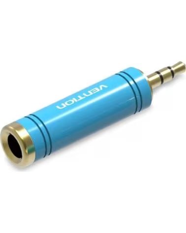 VENTION Adaptador Jack VAB-S04-L- Jack 3 5 Macho - Jack 6 5 Hembra- Azul
