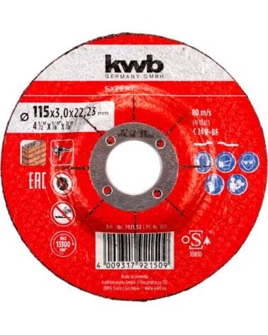 KWB DISCO DE CORTE PARA PEDRA EXPERT 115X30X2223 MM MULTICOLOR