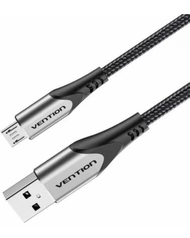 VENTION Cable USB 2 0 COAHH- microUSB Macho - USB Macho- 480Mbps- 2m- Gris