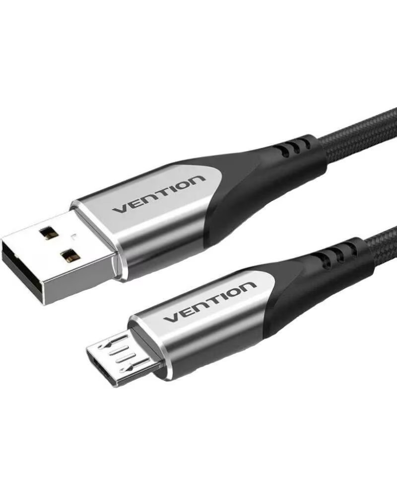 VENTION Cable USB 2 0 COAHG- USB Macho - MicroUSB Macho- 480Mbps- 1 5m- Gris