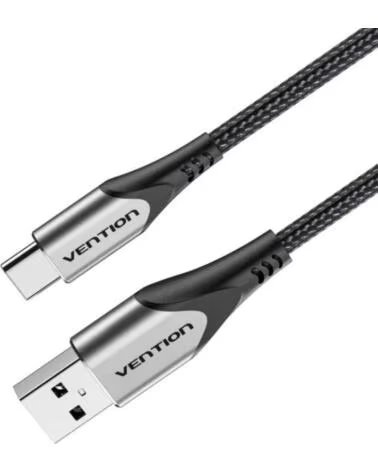 VENTION Cable USB 2 0 Tipo-C CODHF- USB Macho - USB Tipo-C Macho- 480Mbps- 1m- Gris