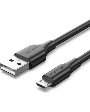 VENTION Cable USB 2 0 CTIBG- USB Macho - MicroUSB Macho- Hasta 60W- 480Mbps- 1 5m- Negro