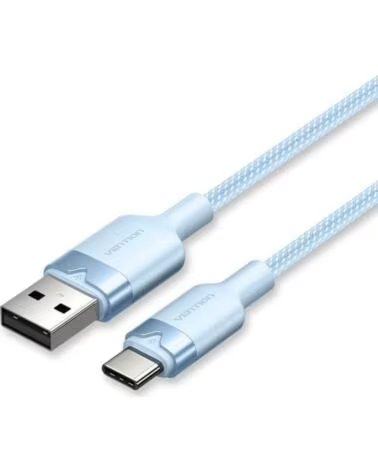 VENTION Cable USB 2 0 Tipo-C CTNLH- USB Tipo-C Macho - USB Macho- Hasta 60W- 480Mbps- 2m- Azul