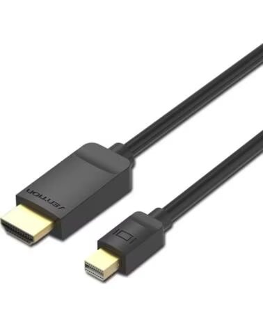 VENTION Cable Conversor HABBG- Mini DisplayPort Macho - HDMI Macho- 1 5m- Negro