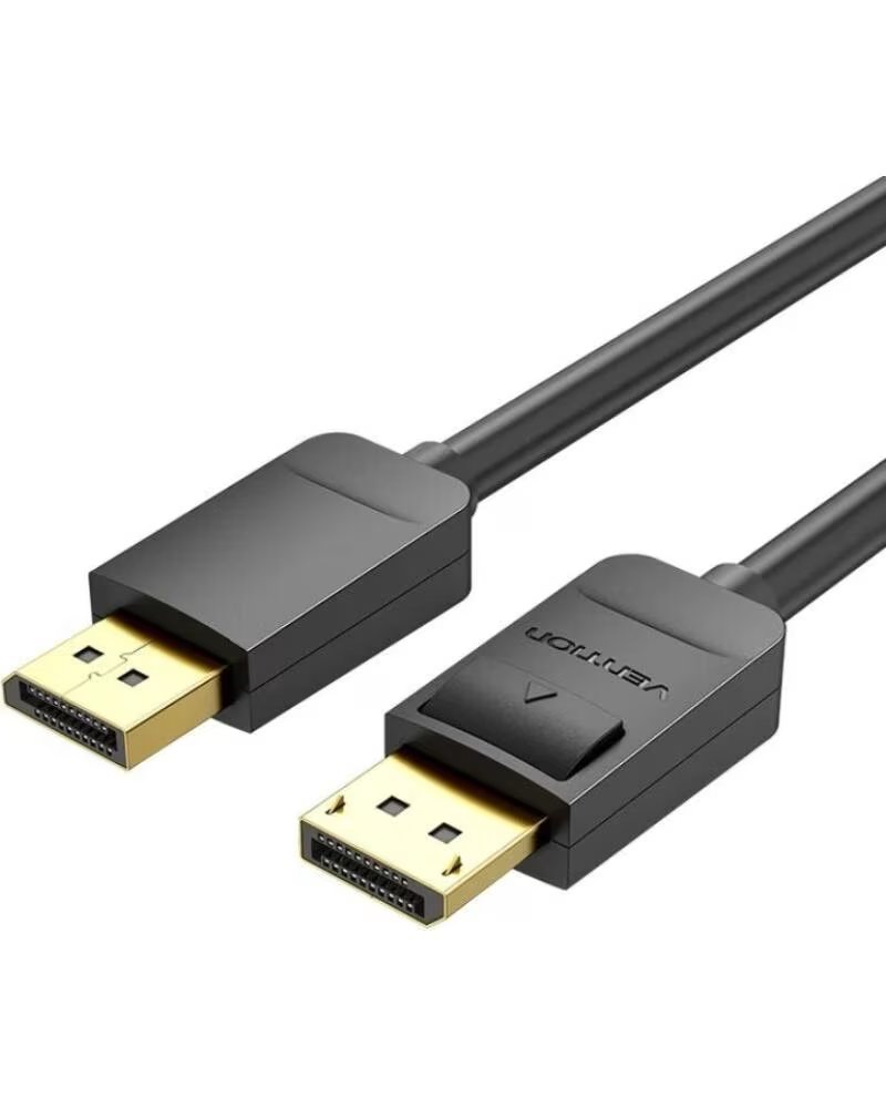 VENTION Cable Displayport 1 2 4K HACBJ- Displayport Macho - Displayport Macho- 5m- Negro