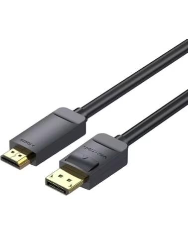 VENTION Cable Conversor HAGBI- DisplayPort Macho - HDMI 4K Macho- 3m- Negro