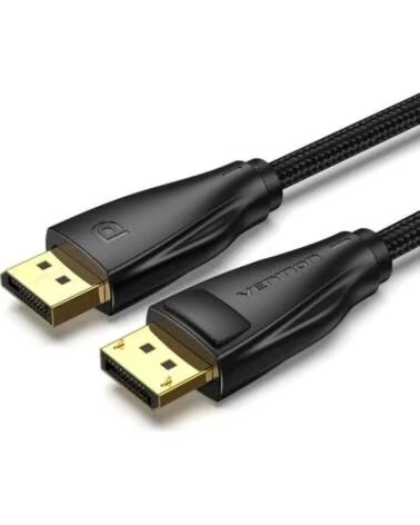 VENTION Cable DisplayPort 1 4 8K HCCBI- DisplayPort Macho - DisplayPort Macho- 3m- Negro
