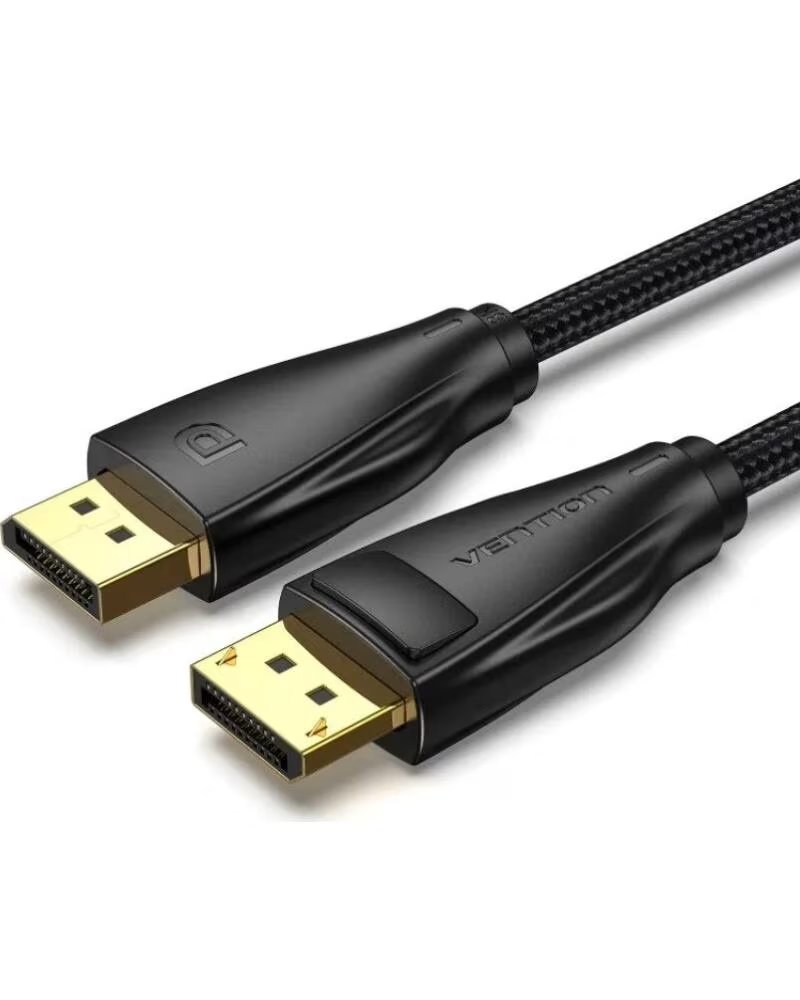 VENTION Cable DisplayPort 1 4 8K HCCBI- DisplayPort Macho - DisplayPort Macho- 3m- Negro