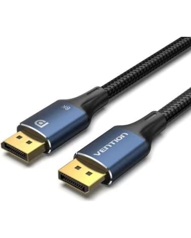 VENTION Cable DisplayPort 1 4 8K HCELH- DisplayPort Macho - DisplayPort Macho- 2m- Azul