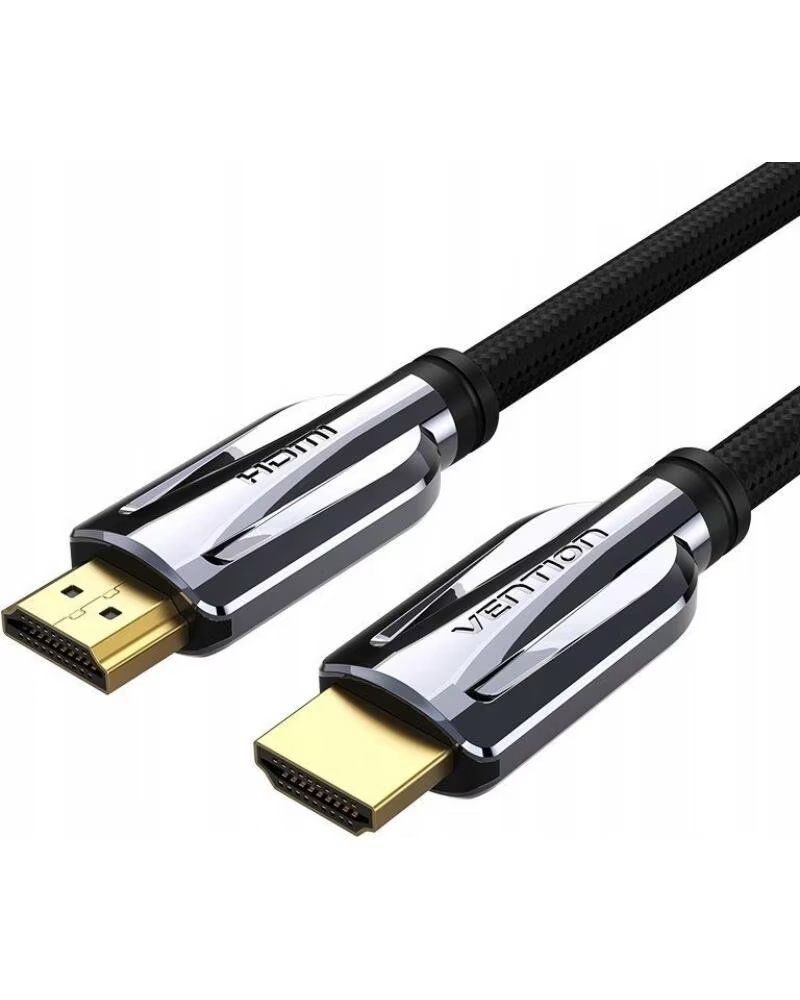 VENTION Cable HDMI 2 1 8K AALBH- HDMI Macho - HDMI Macho- 2m- Gris y Negro