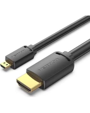 VENTION Cable Micro HDMI 2 0 4K AGIBF- HDMI Macho - Micro HDMI Macho- 1m- Negro
