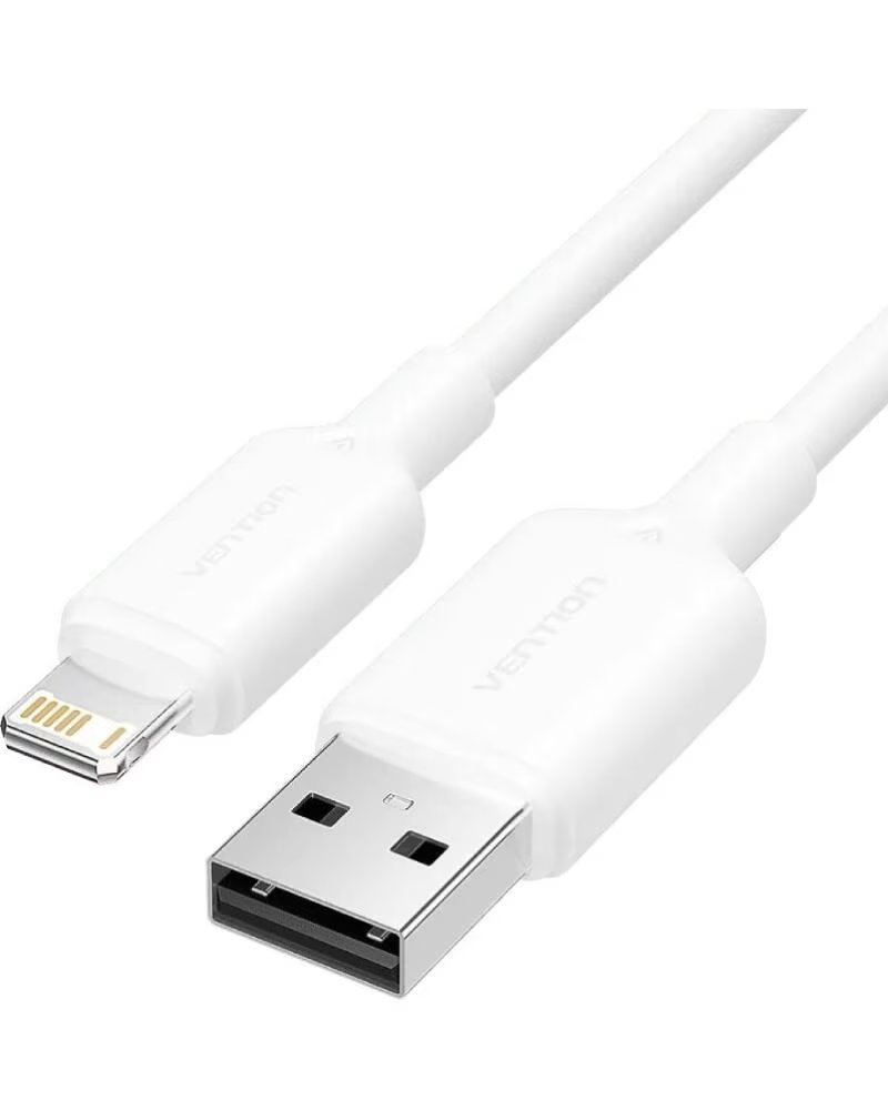 VENTION Cable USB 2 0 Lightning LAMWF- USB Macho - Lightning Macho- 480Mbps- 1m- Blanco
