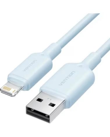 VENTION Cable USB 2 0 Lightning LAMSF- USB Macho - Lightning Macho- 480Mbps- 1m- Azul