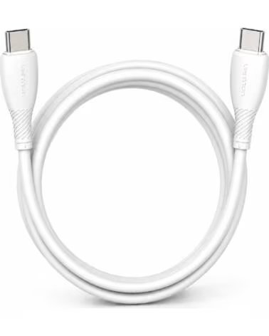 VENTION Cable USB 2 0 Tipo-C TRVWH- USB Tipo-C Macho - USB Tipo-C Macho- Hasta 60W- 480Mbps- 2m- Blanco