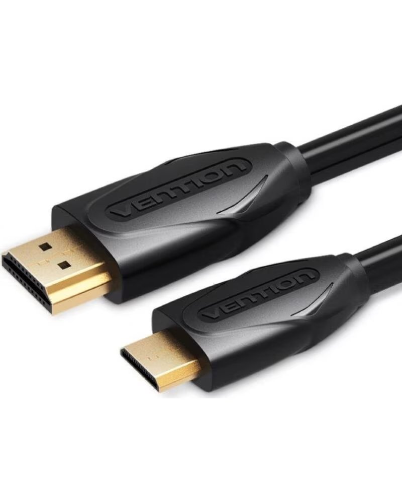 VENTION Cable HDMI VAA-D02-B200- HDMI Macho - Mini HDMI Macho- 2m- Negro