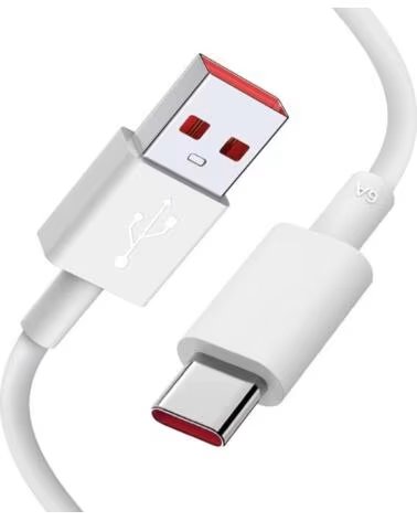 XIAOMI Cable USB 6A Type-A to Type-C- USB Macho - USB Tipo-C Macho- 1m- Blanco