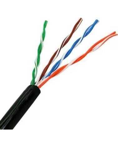 AISENS Bobina de Cable RJ45 para Exteriores UTP A133-0213 Cat 5e- 305m- Impermeable- Negro