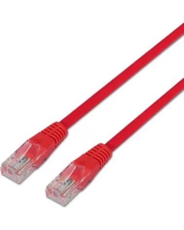 AISENS Cable de Red RJ45 UTP A135-0237 Cat 6- 50cm- Rojo
