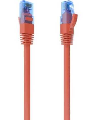 AISENS Cable de Red RJ45 AWG26 CCA UTP A135-0794 Cat 6- 5m- Rojo