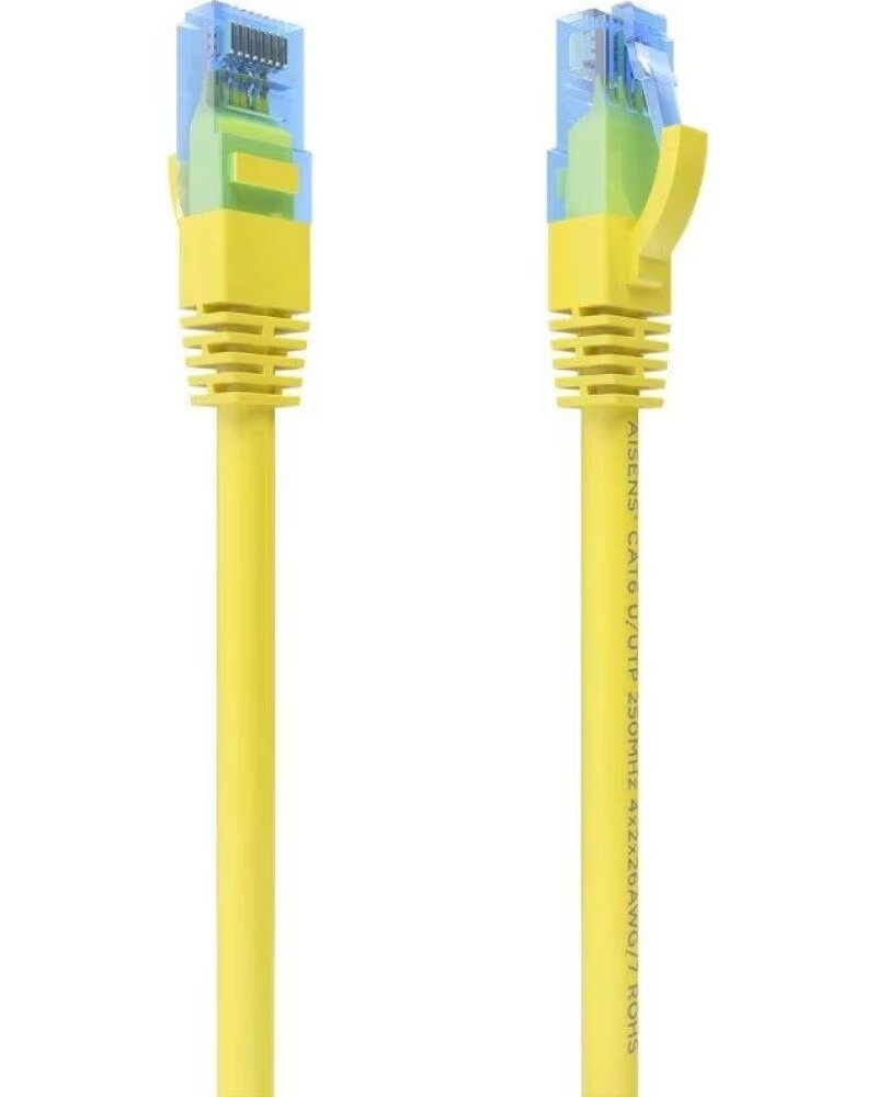 AISENS Cable de Red RJ45 AWG26 CCA UTP A135-0830 Cat 6- 30cm- Amarillo