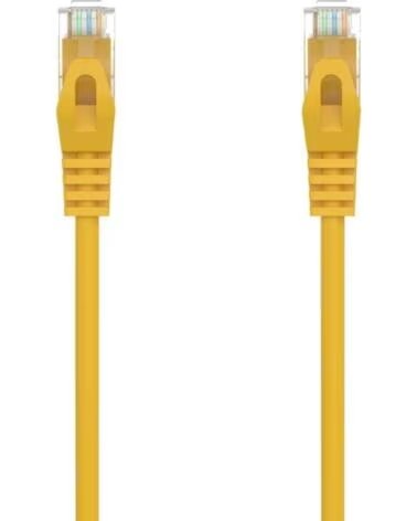 AISENS Cable de Red RJ45 AWG24 UTP A145-0565 Cat 6A- LSZH- 50cm- Amarillo