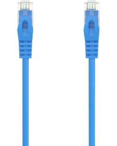 AISENS Cable de Red RJ45 AWG24 UTP A145-0570 Cat 6A- LSZH- 25cm- Azul
