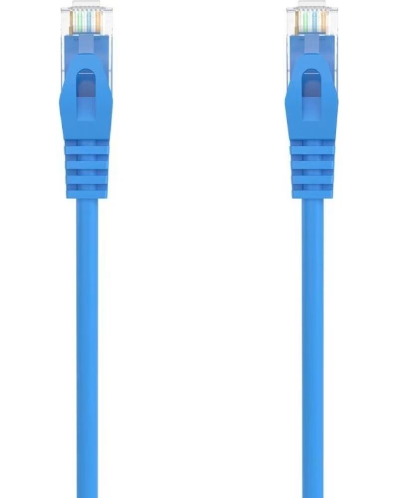 AISENS Cable de Red RJ45 AWG24 UTP A145-0572 Cat 6A- LSZH- 50cm- Azul