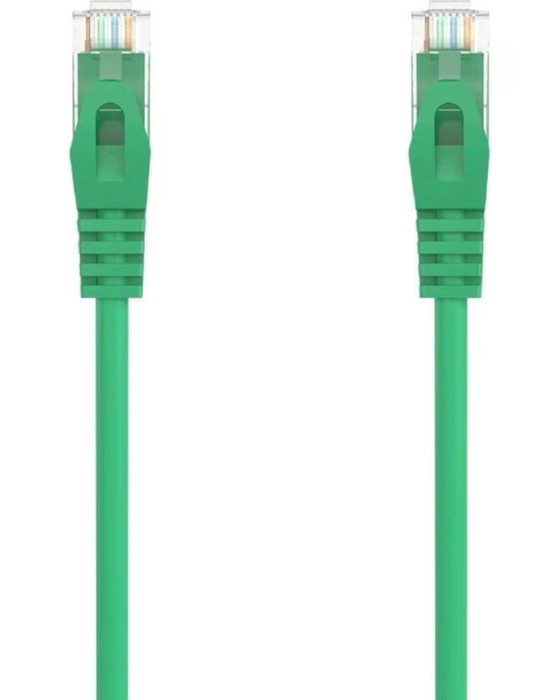 AISENS Cable de Red RJ45 AWG24 UTP A145-0578 Cat 6A- LSZH- 30cm- Verde