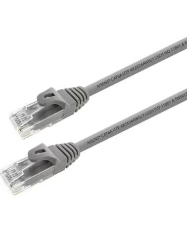 AISENS Cable de Red RJ45 UTP A145-0331 Cat 6A- 15m- Gris