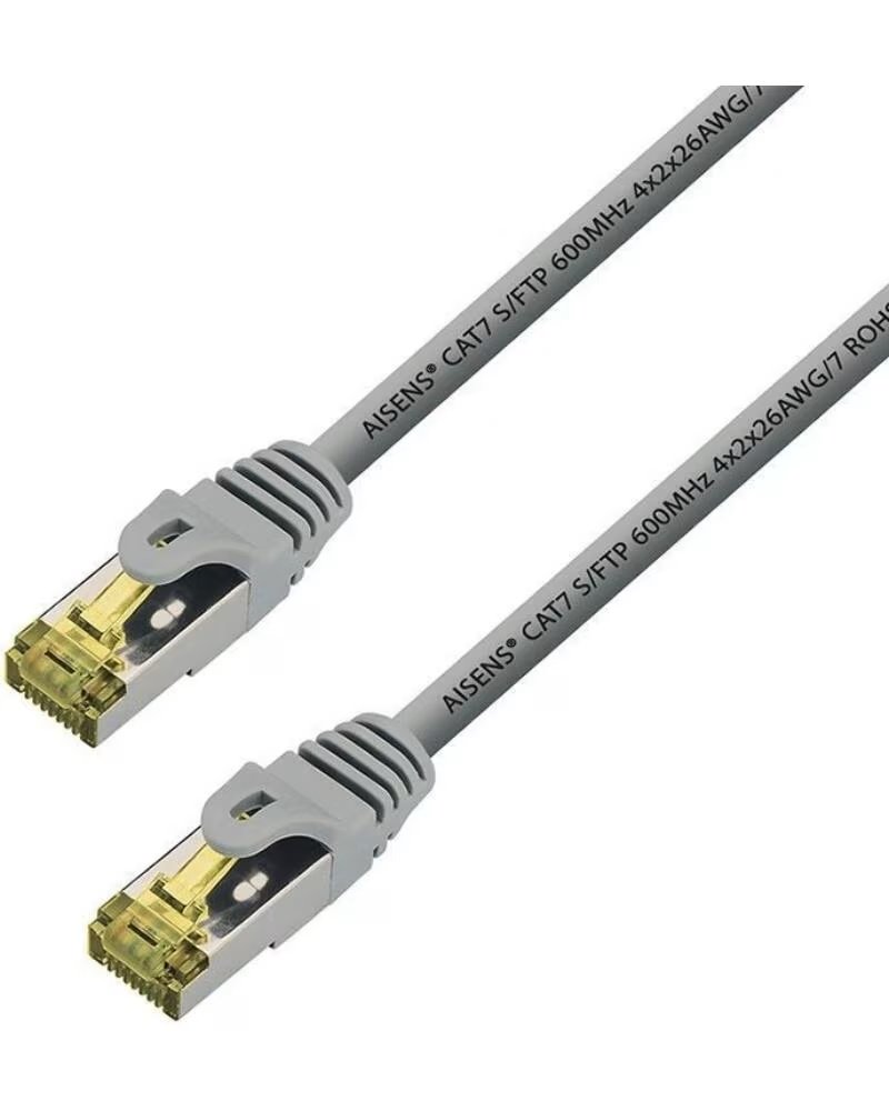 AISENS Cable de Red RJ45 S-FTP A146-0334- Cat 7- 1m- Gris
