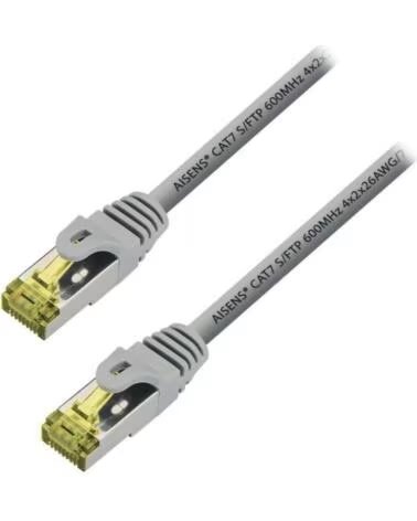 AISENS Cable de Red RJ45 S-FTP A146-0333 Cat 7- 50cm- Gris