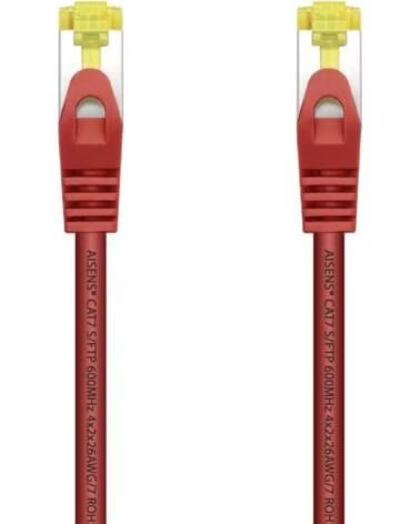 AISENS Cable de Red RJ45 SFTP A146-0470 Cat 7- 1m- Rojo