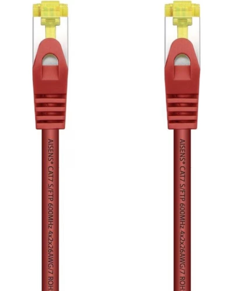 AISENS Cable de Red RJ45 SFTP A146-0470 Cat 7- 1m- Rojo