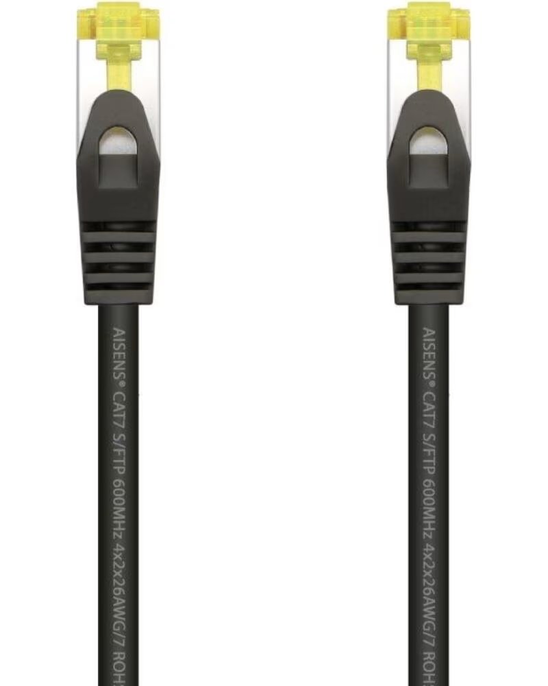 AISENS Cable de Red RJ45 SFTP A146-0486 Cat 7- 1m- Negro