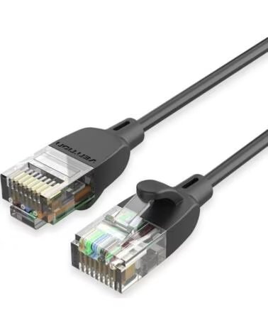 VENTION Cable de Red RJ45 UTP IBIBF Cat 6A- 1m- Negro