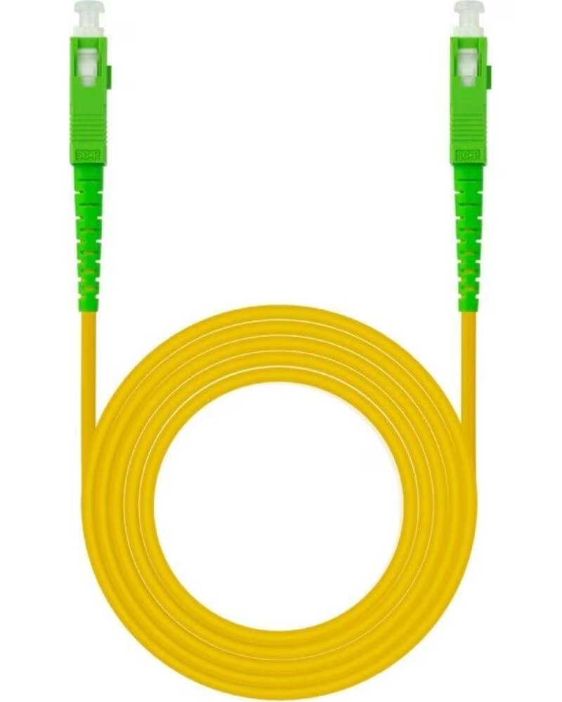 NANO CABLE Cable de Fibra Optica G657A2 Nanocable 10 20 0005- LSZH- 5m- Amarillo