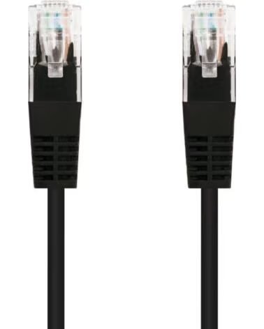 NANO CABLE Cable de Red RJ45 UTP Nanocable 10 20 0400-L25-BK Cat 6- 25cm- Negro