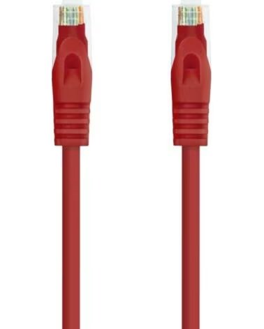 NANO CABLE Cable de Red RJ45 UTP Nanocable 10 20 1800-L25-R Cat 6A- LSZH- 25cm- Rojo
