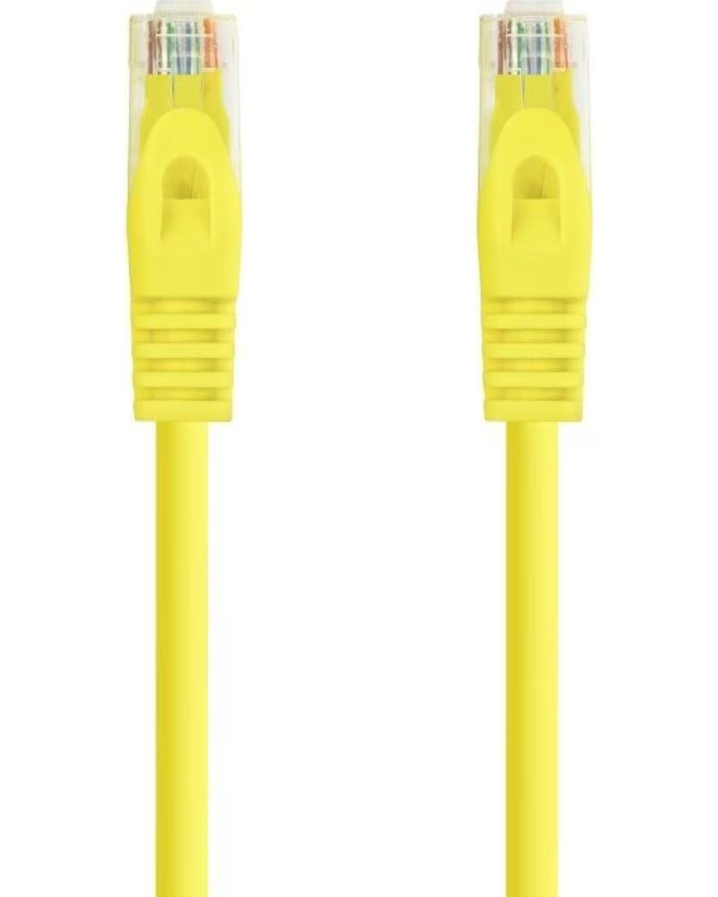 NANO CABLE Cable de Red RJ45 UTP Nanocable 10 20 1800-L25-Y Cat 6A- LSZH- 25cm- Amarillo