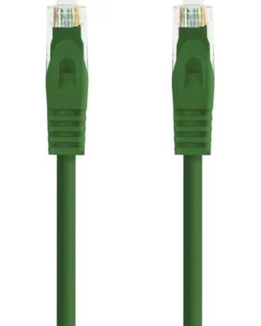 NANO CABLE Cable de Red RJ45 UTP Nanocable 10 20 1800-L25-GR Cat 6A- LSZH- 25cm- Verde