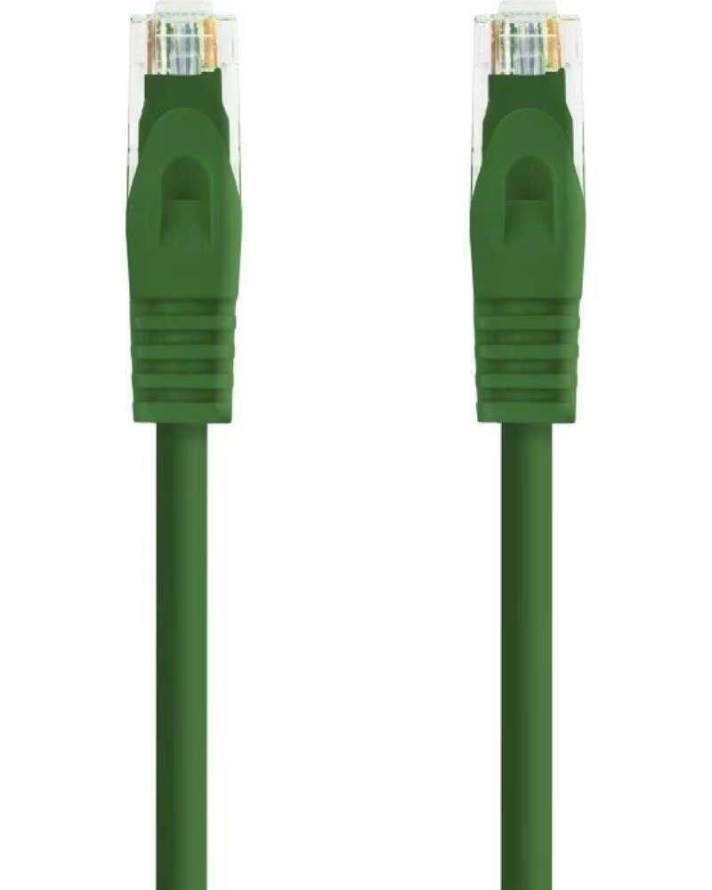 NANO CABLE Cable de Red RJ45 UTP Nanocable 10 20 1800-L25-GR Cat 6A- LSZH- 25cm- Verde