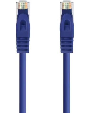 NANO CABLE Cable de Red RJ45 UTP Nanocable 10 20 1800-L25-BL Cat 6A- LSZH- 25cm- Azul