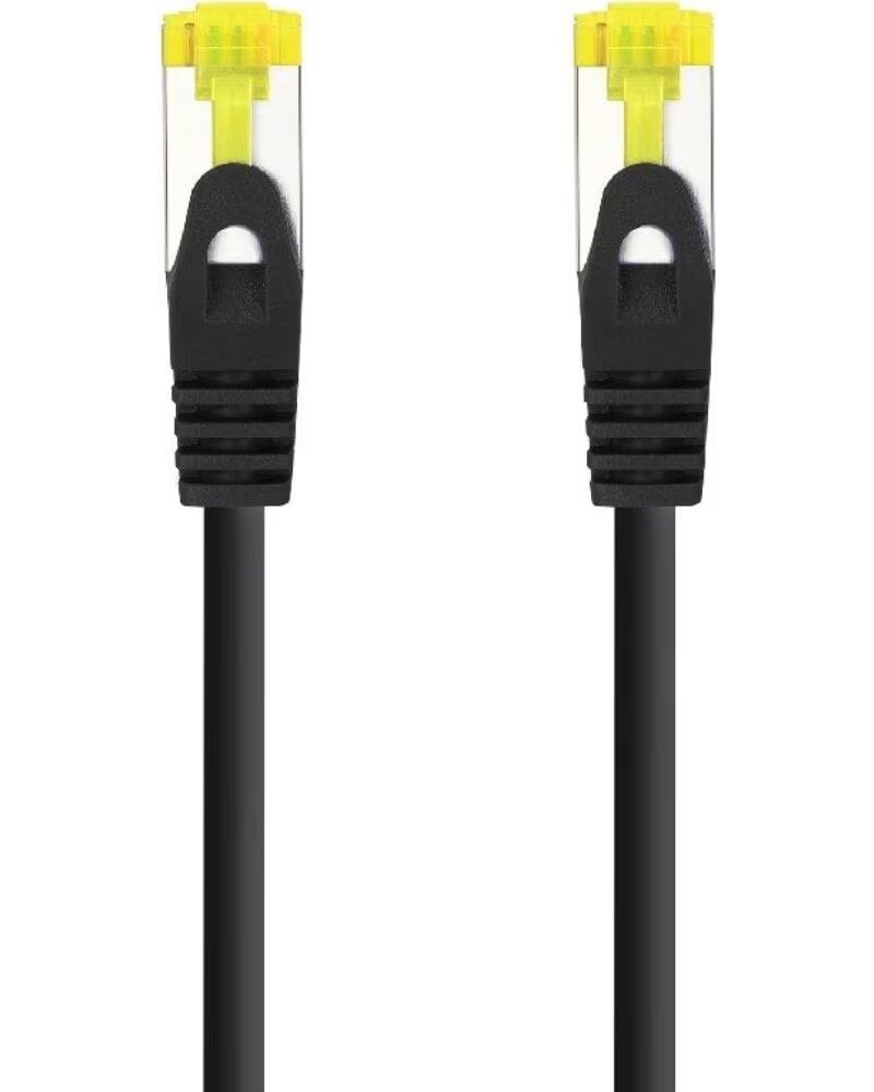NANO CABLE Cable de Red RJ45 SFTP Nanocable 10 20 1900-L25-BK Cat 6A- LSZH- 25cm- Negro