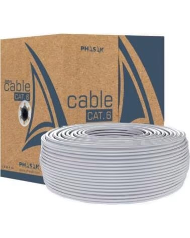 PHASAK Bobina de Cable RJ45 UTP PHR 6100 Cat 6- 100m