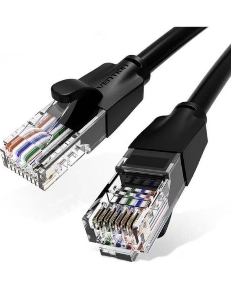 VENTION Cable de Red RJ45 UTP IBEBK Cat 6- 8m- Negro