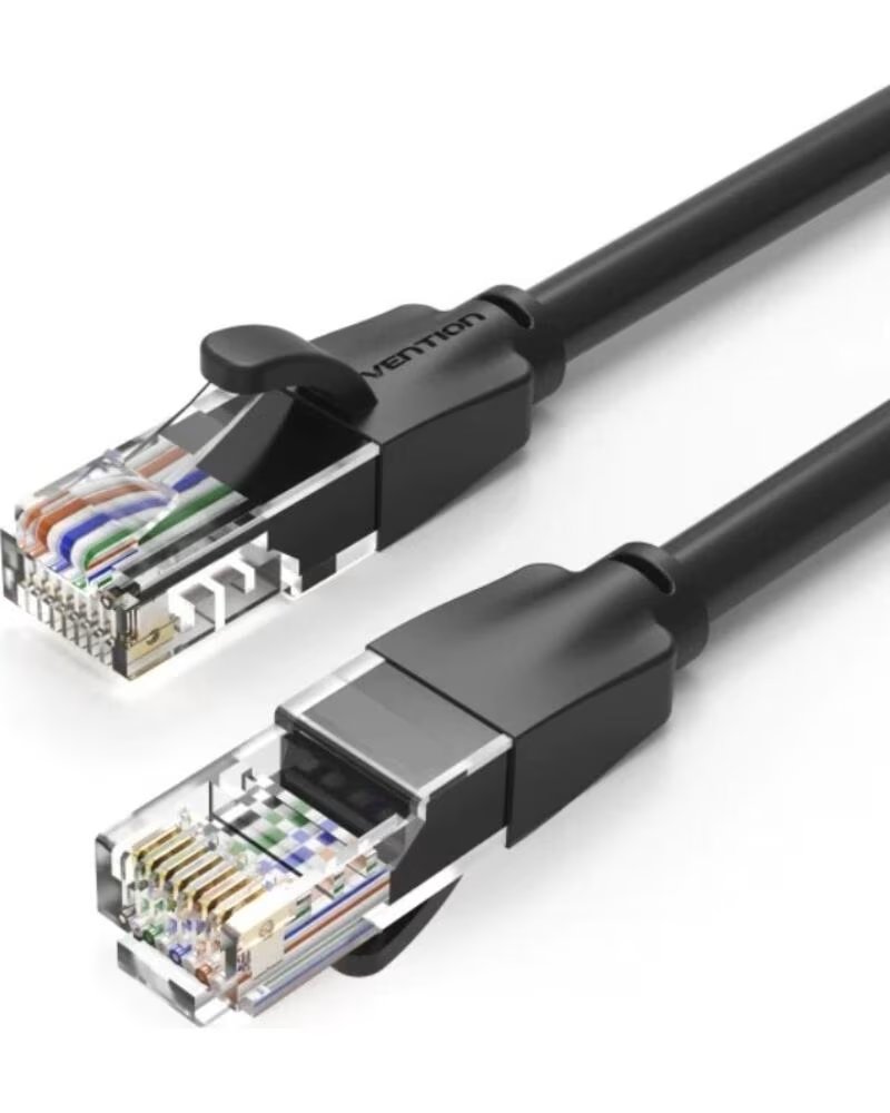VENTION Cable de Red RJ45 UTP IBEBY Cat 6- 30cm- Negro