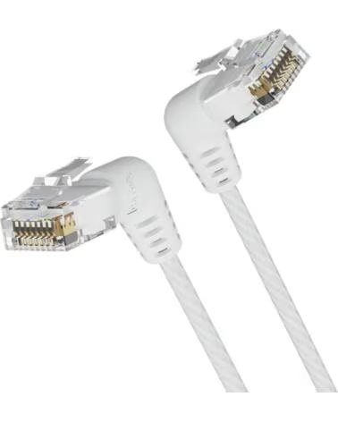 VENTION Cable de Red RJ45 UTP IBOWI Cat 6A- 3m- Cabeza Rotatoria 360º- Blanco