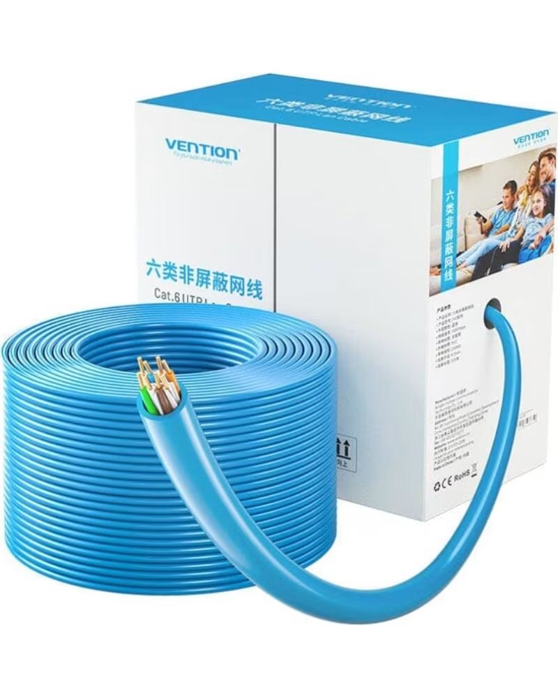 VENTION Bobina de Cable RJ45 UTP IHBL305 Cat 6- 305m- Azul