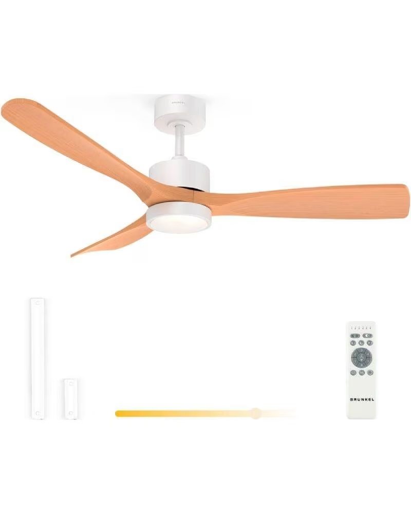 GRUNKEL Ventilador de Techo SKYSTYLE52- 35W- 3 Aspas 132cm- 6 Velocidades