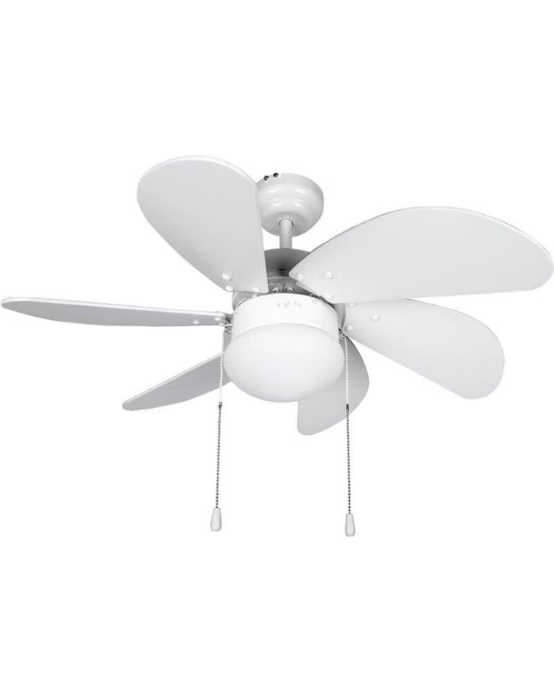 ORBEGOZO Ventilador de Techo CP 15076 B- 50W- 6 Aspas 80cm- 3 velocidades
